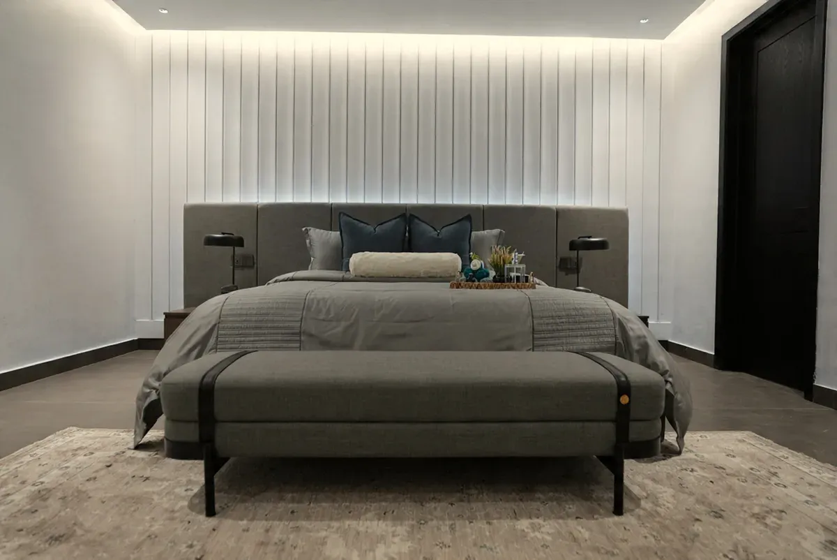 Aura Upholstered Bed